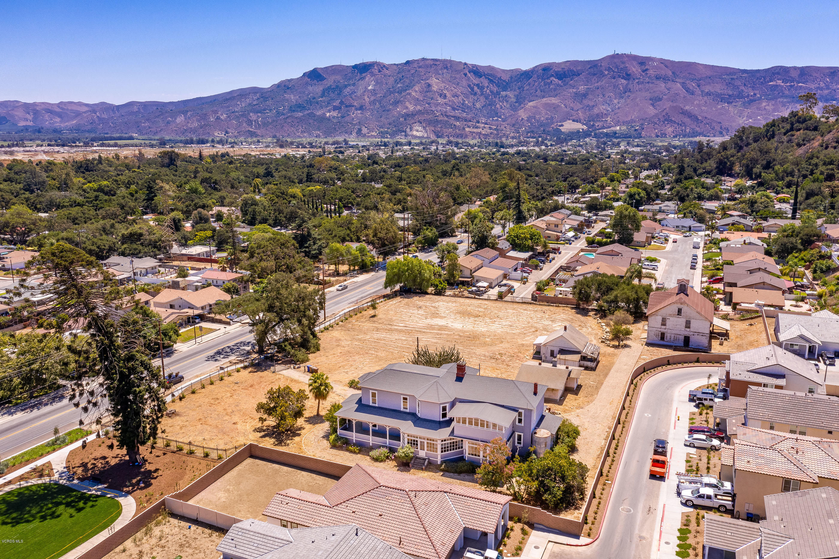 1226 Ojai Road Santa Paula, CA 93060 - Photo 65 of 73 an aerial view of a and a yard