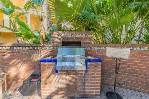 a view of outdoor space with a garden