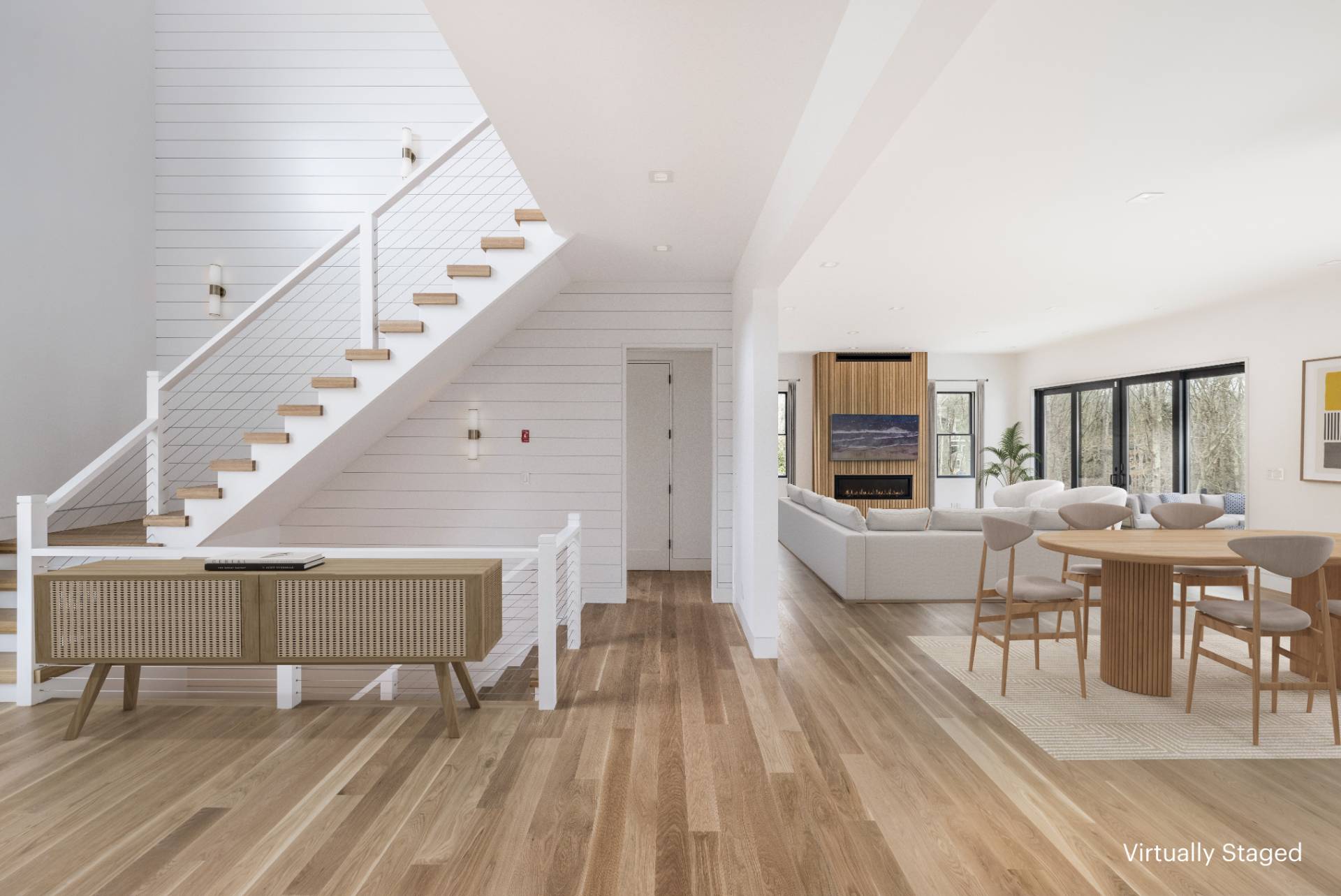 95 Highview Drive Sag Harbor, NY 11963 - Photo 3 of 22 a living room with furniture and a table