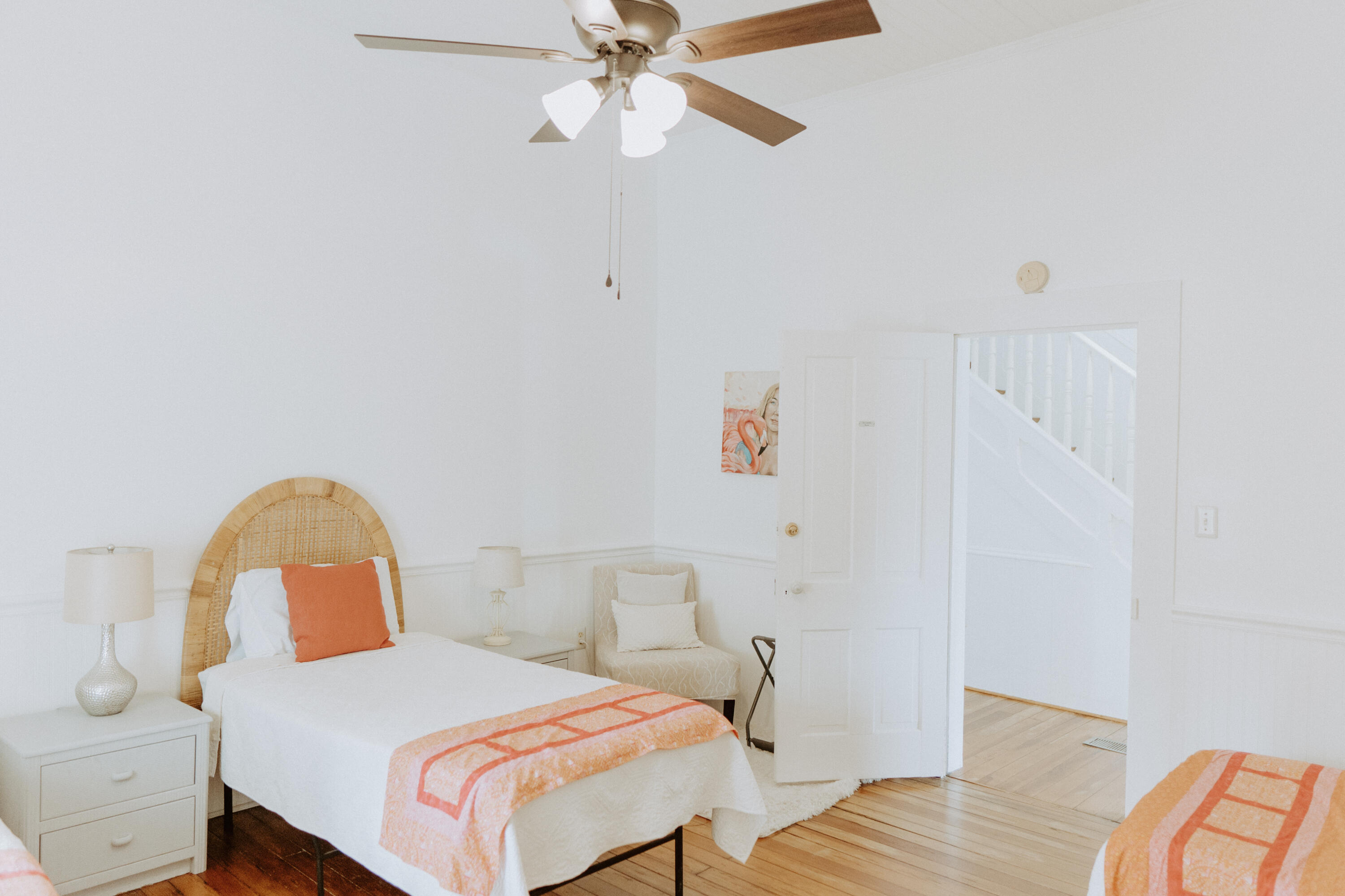 23622 Fifth Avenue Florala, AL 36442 - Photo 39 of 91 a bedroom with a bed and a chandelier
