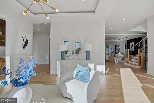 a large room with lots of counter top space