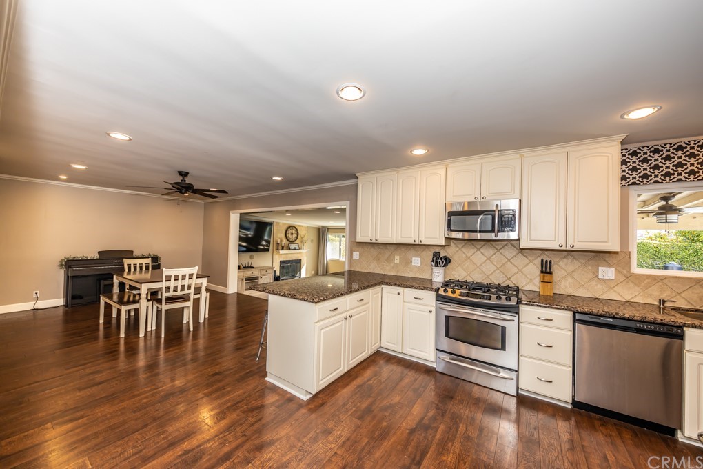 2114 Heloise Way Placentia, CA 92870 - Photo 17 of 61 Kitchen flows to Dining Room and Living Spaces