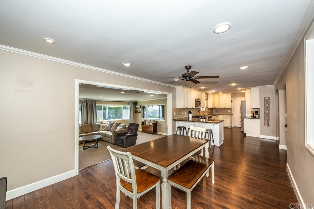 2114 Heloise Way Placentia, CA 92870 - Photo 26 of 61 a dining room with furniture and wooden floor