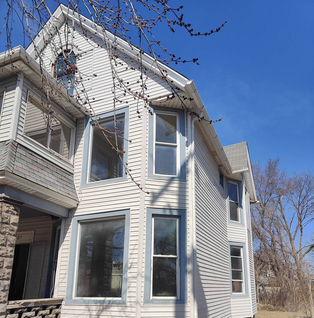 a view of a house with a door
