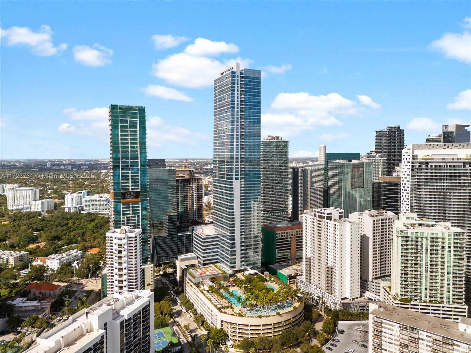 1425 Brickell Avenue, Unit 52BC Miami, FL 33131 - Photo 60 of 72 a view of a city with tall buildings