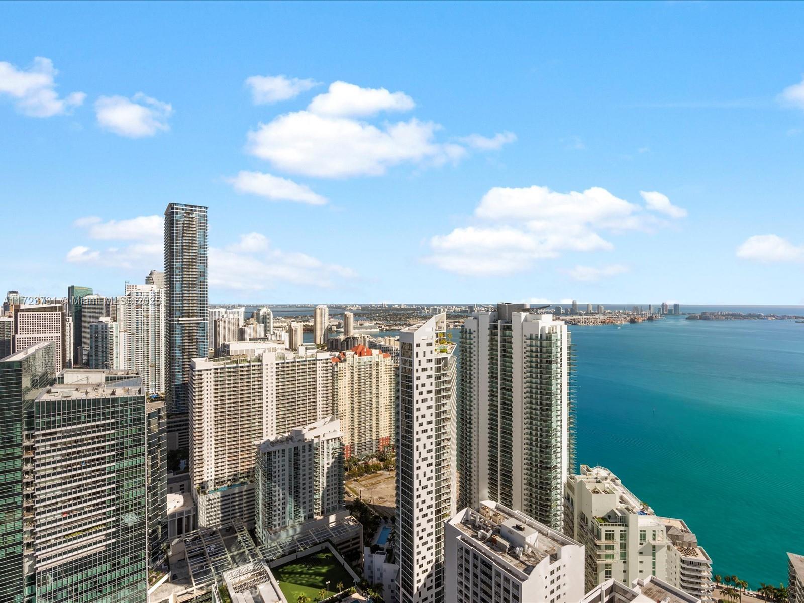 1425 Brickell Avenue, Unit 52BC Miami, FL 33131 - Photo 62 of 72 a view of a city with tall buildings