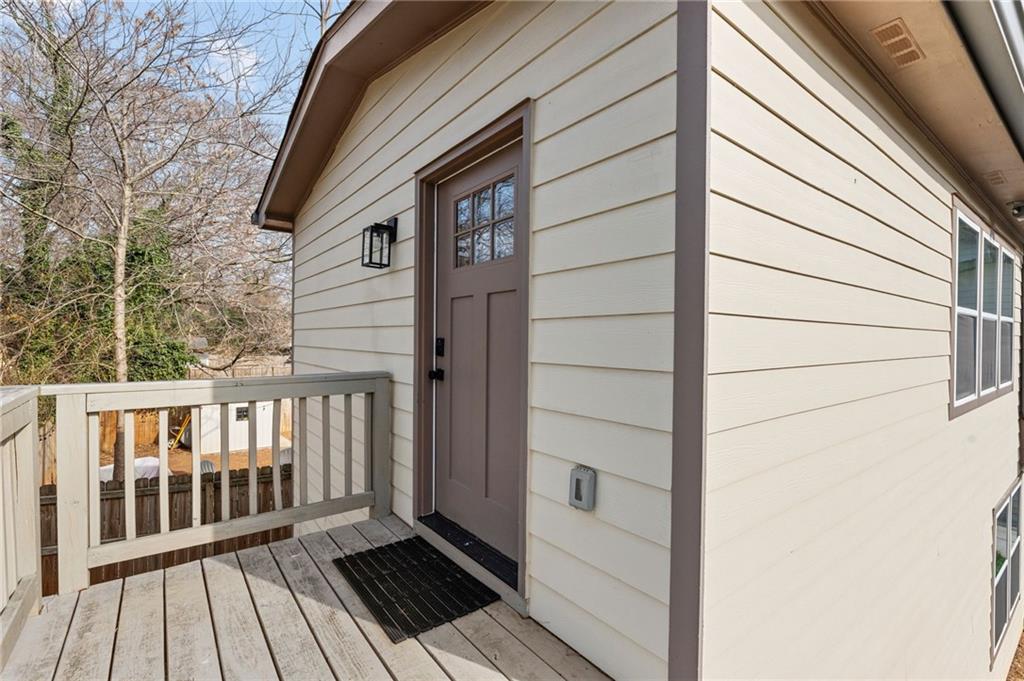 221 Laurel Avenue Southwest Atlanta, GA 30314 - Photo 15 of 29 a view of wooden balcony