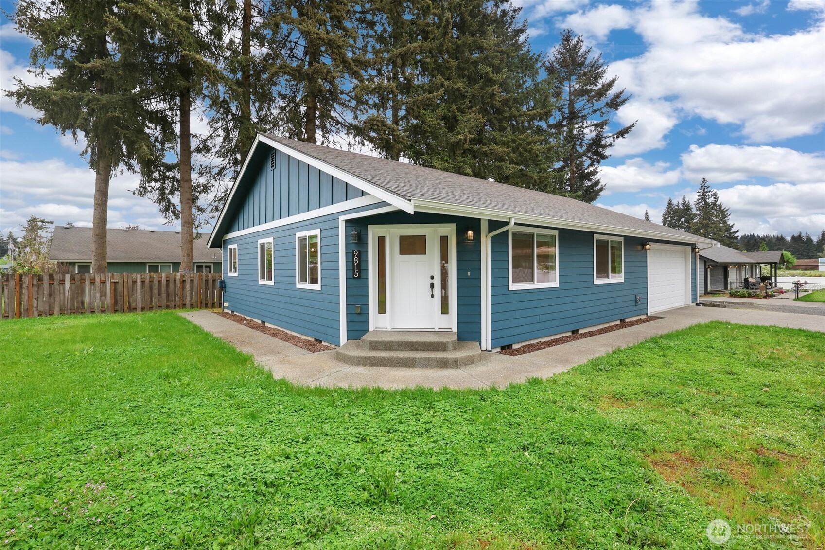 9815 178th Way Southwest Rochester, WA 98579 - Photo 3 of 36 a view of a house with a yard and sitting area