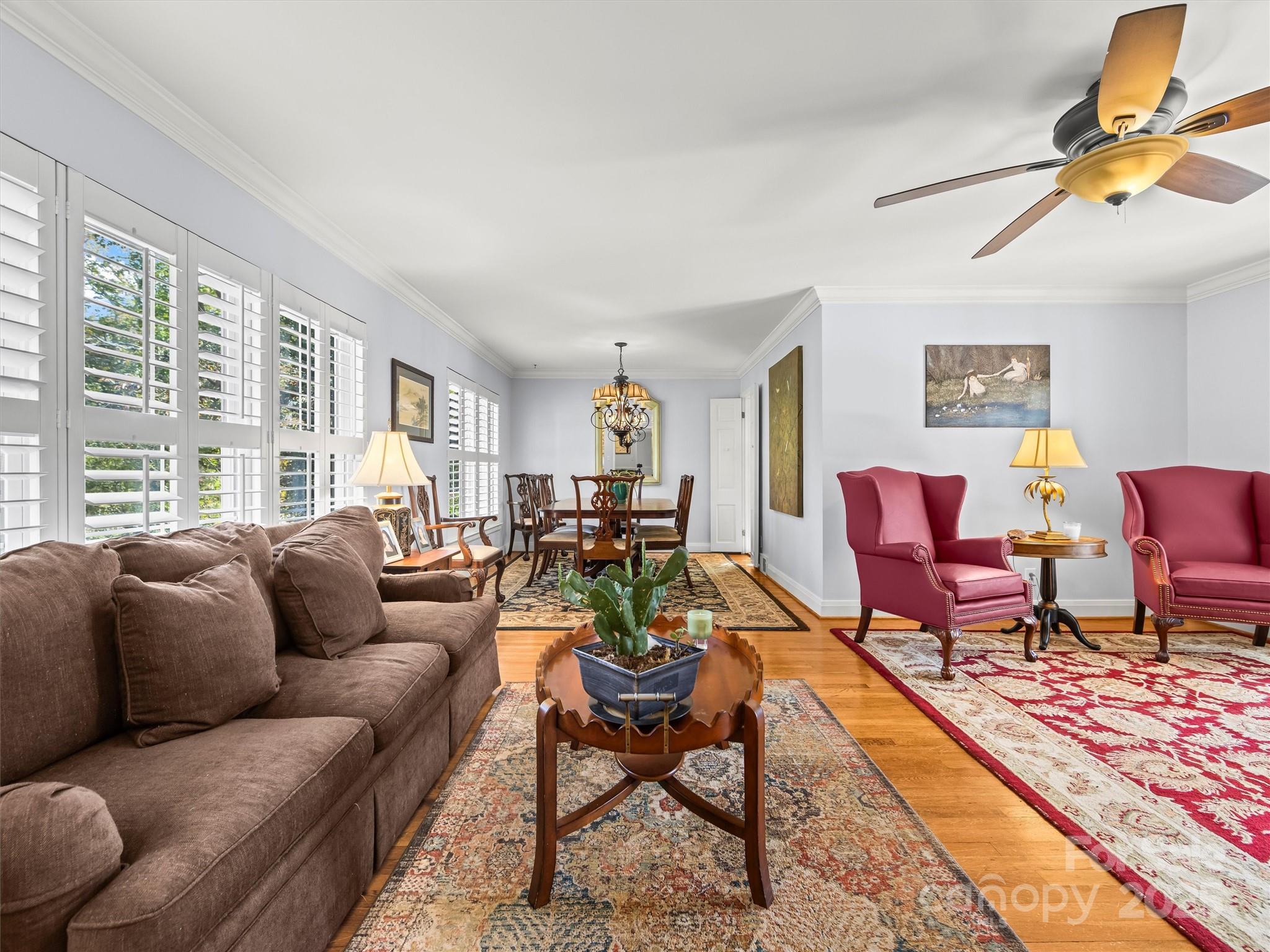 9 Hilltop Road Asheville, NC 28803 - Photo 5 of 34 a living room with furniture and a large window