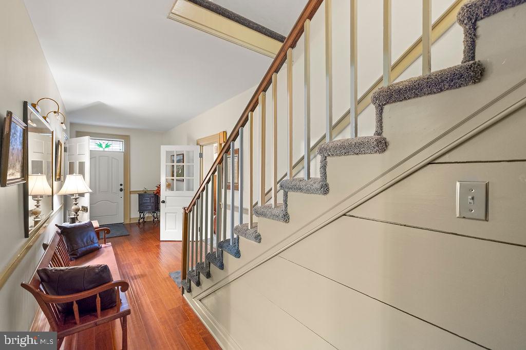 503 Main Street York Springs, PA 17372 - Photo 20 of 62 a view of entryway and hall with wooden floor