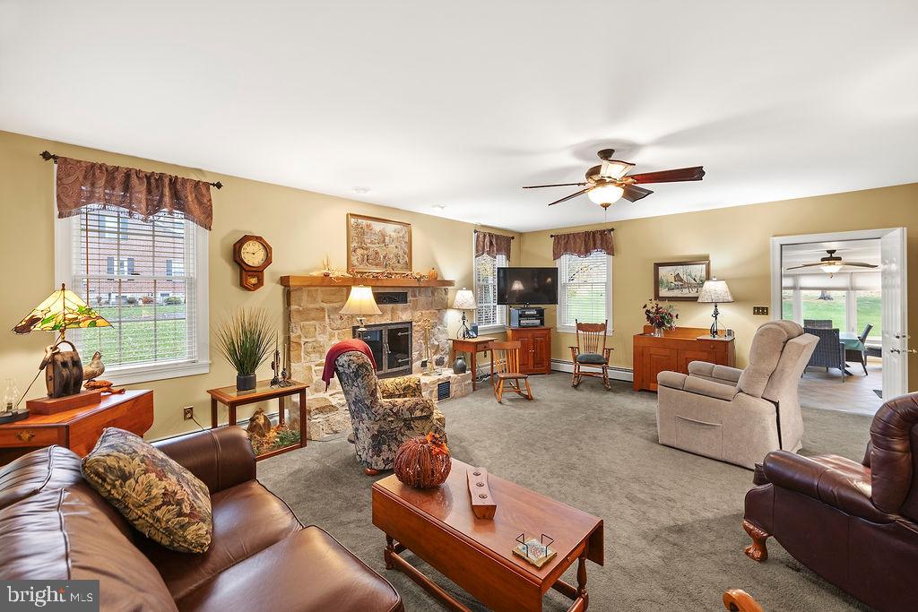 503 Main Street York Springs, PA 17372 - Photo 21 of 62 a living room with furniture kitchen view and a window