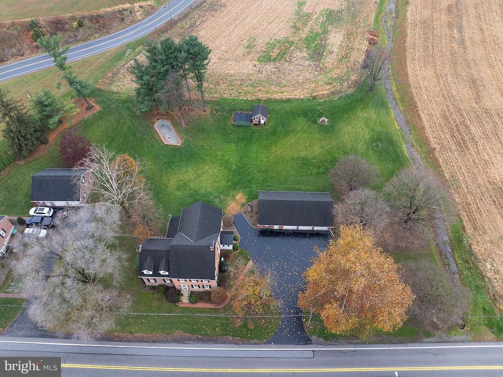 503 Main Street York Springs, PA 17372 - Photo 59 of 62 an aerial view of a house with garden space and street view