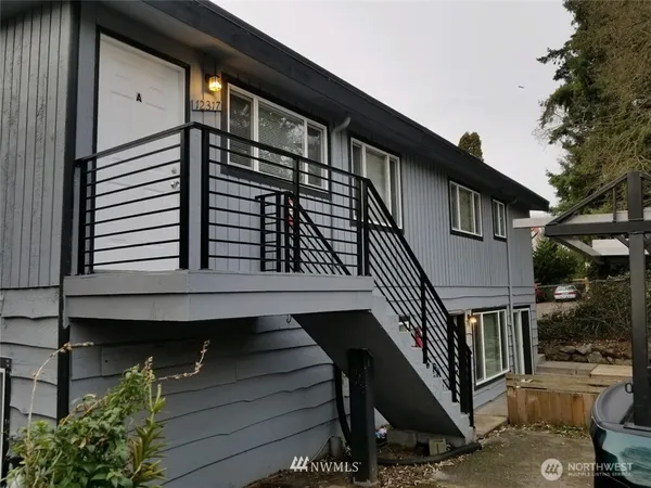 a view of balcony and deck