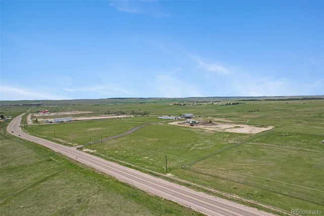 a view of a lake with a beach