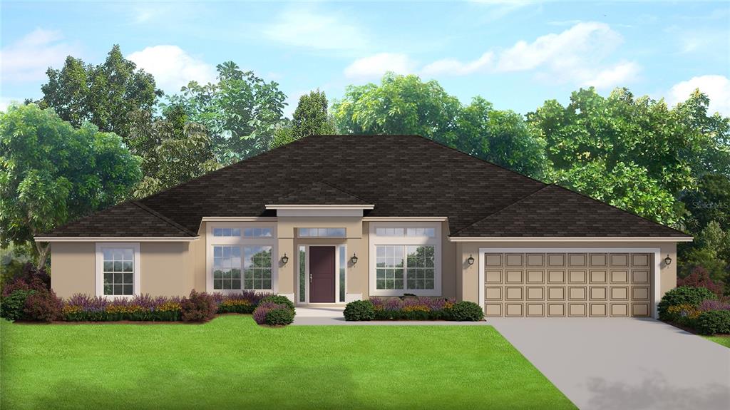 4919 Southwest 154 Loop Ocala, FL 34473 - Photo 1 of 1 Rendering of home for illustration purposes only. Colors will vary.