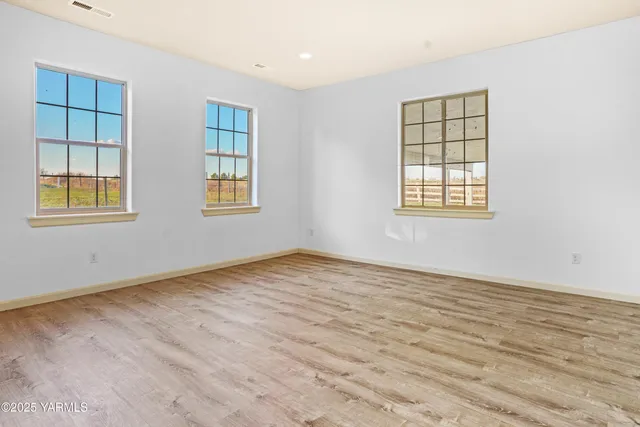 wooden floor in an empty room
