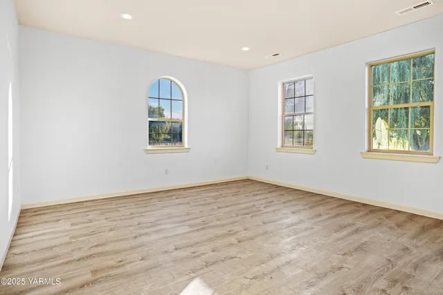 wooden floor in an empty room