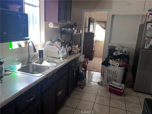 a view of a workspace with furniture and toys