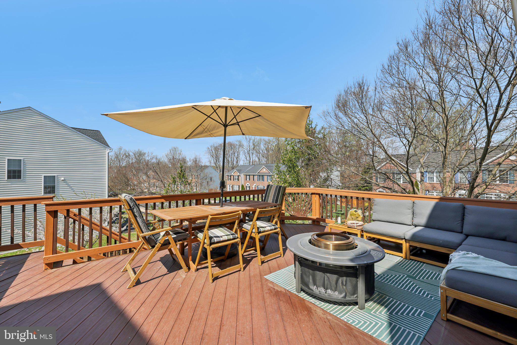 810 Mericrest Way Odenton, MD 21113 - Photo 31 of 37 Large Trex Deck off Main Floor