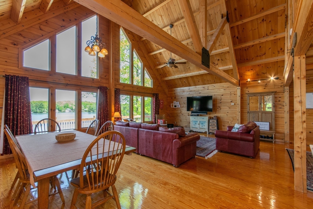 44 3rd Street Brimfield, MA 01010 - Photo 15 of 42 a view of a dining room with furniture window and outside view