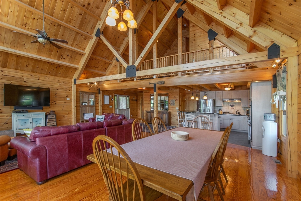 44 3rd Street Brimfield, MA 01010 - Photo 16 of 42 a view of a dining room with furniture window and outside view