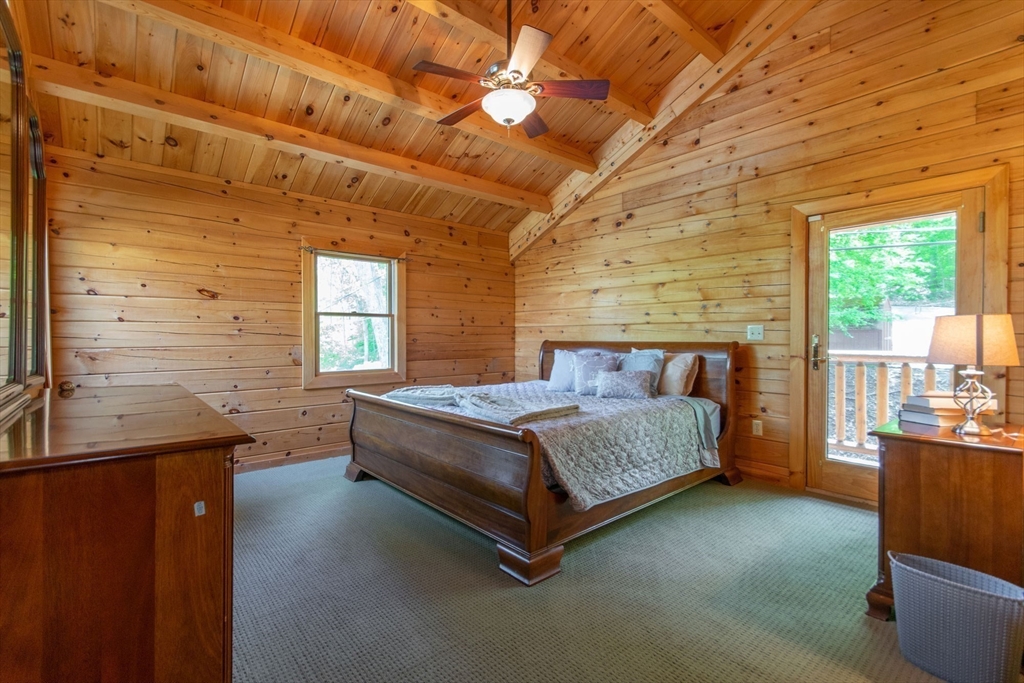 44 3rd Street Brimfield, MA 01010 - Photo 30 of 42 a bedroom with a bed and window