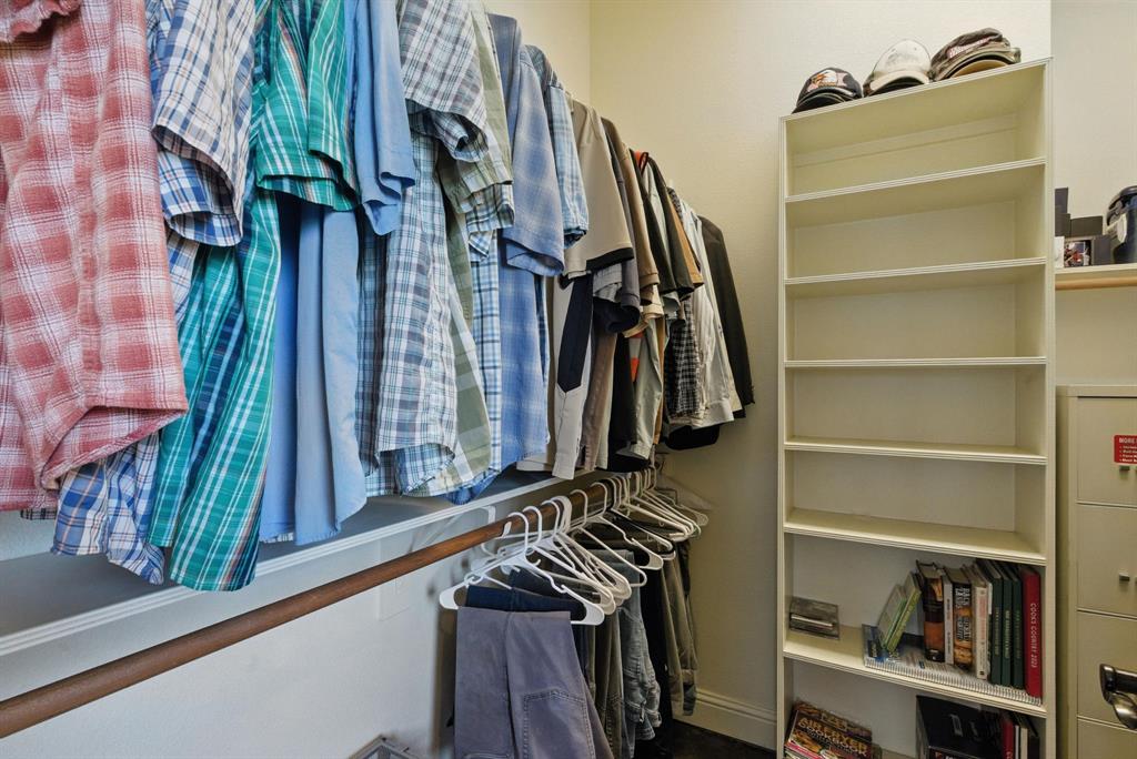 680 Sunfish Point Bluff Dale, TX 76433 - Photo 23 of 40 a view of walk in closet with clothes and shoes