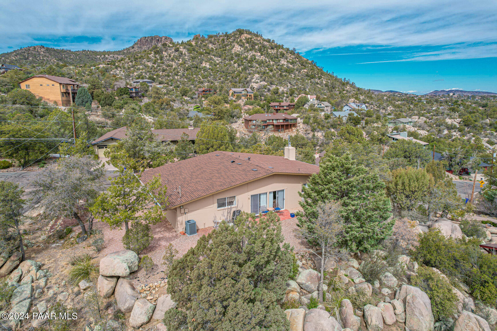 2033 Forest Hills Road Prescott, AZ 86303 - Photo 8 of 44 Aerial View