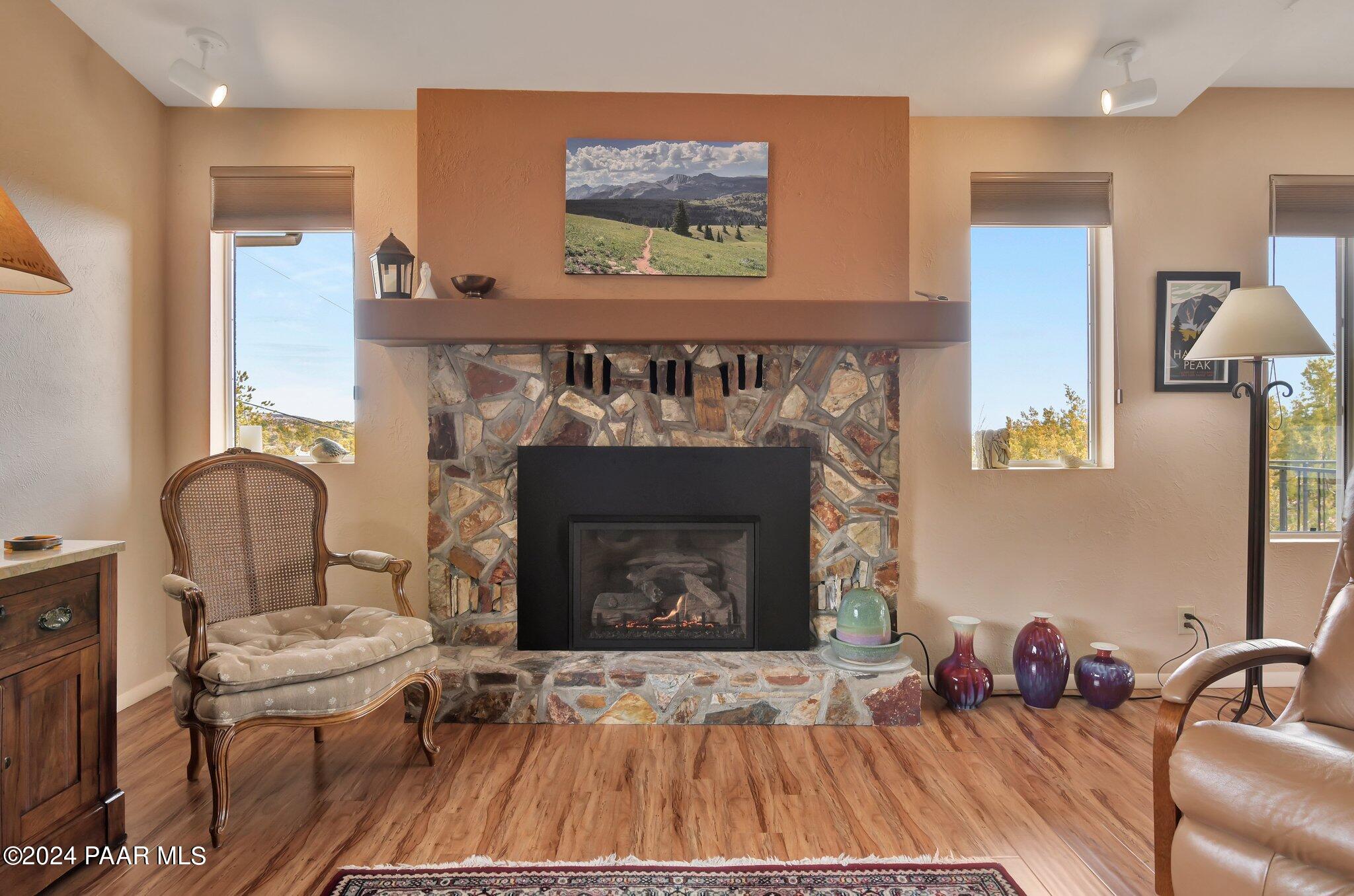 2033 Forest Hills Road Prescott, AZ 86303 - Photo 10 of 44 Fireplace