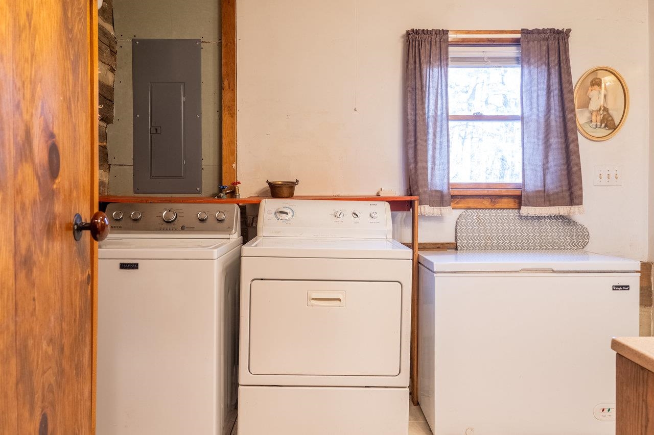 800 Cove Mountain Road Mathias, WV 26812 - Photo 24 of 74 a utility room with dryer and washer