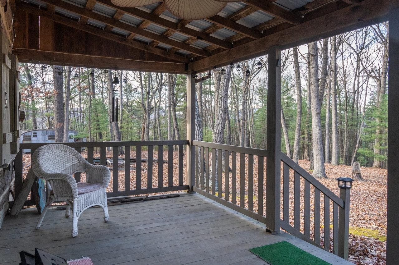 800 Cove Mountain Road Mathias, WV 26812 - Photo 55 of 74 a view of a porch with wooden floor