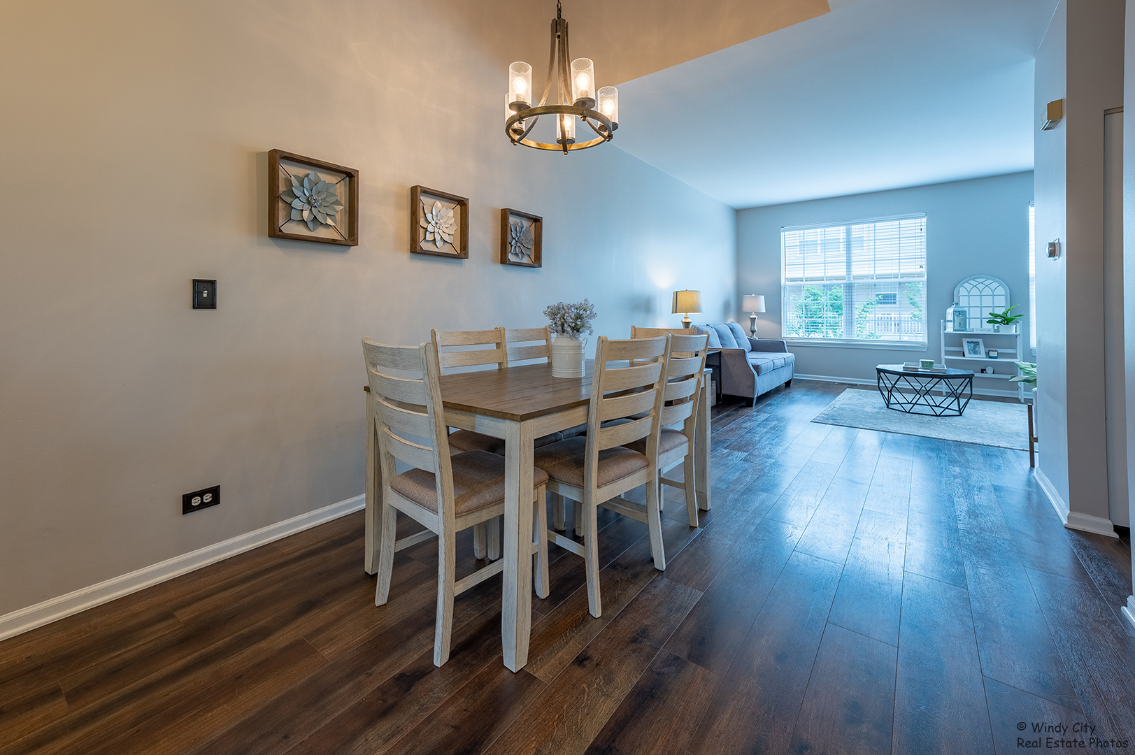645 Pheasant Trail St. Charles, IL 60174 - Photo 8 of 18 a view of a dining room with furniture window and wooden floor