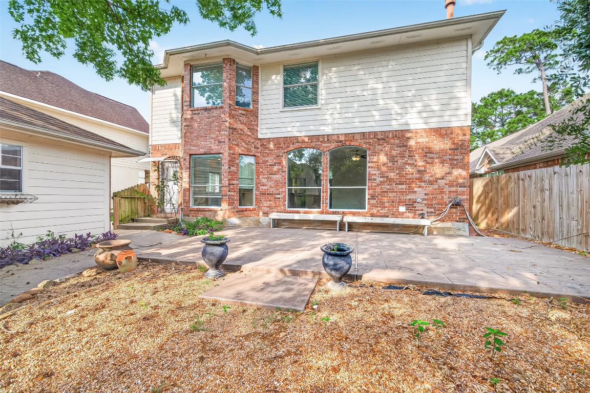 23206 Kobi Park Court Spring, TX 77373 - Photo 40 of 46 Expansive back patio and low maintenance backyard.