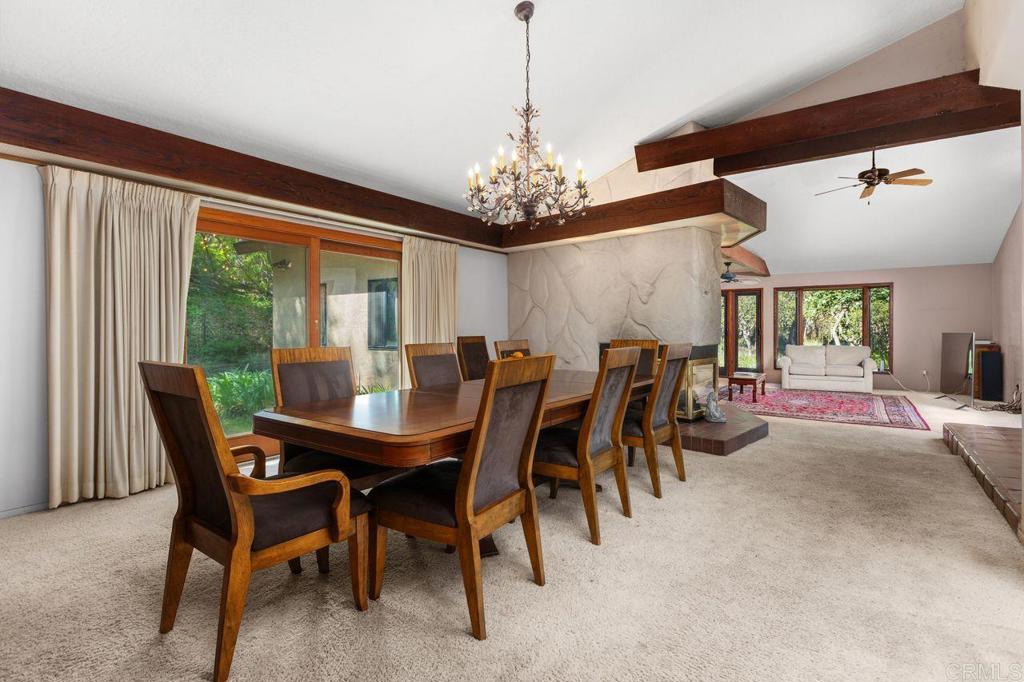 29560 Lilac Road Valley Center, CA 92082 - Photo 14 of 43 a view of a dining room with furniture window and outside view
