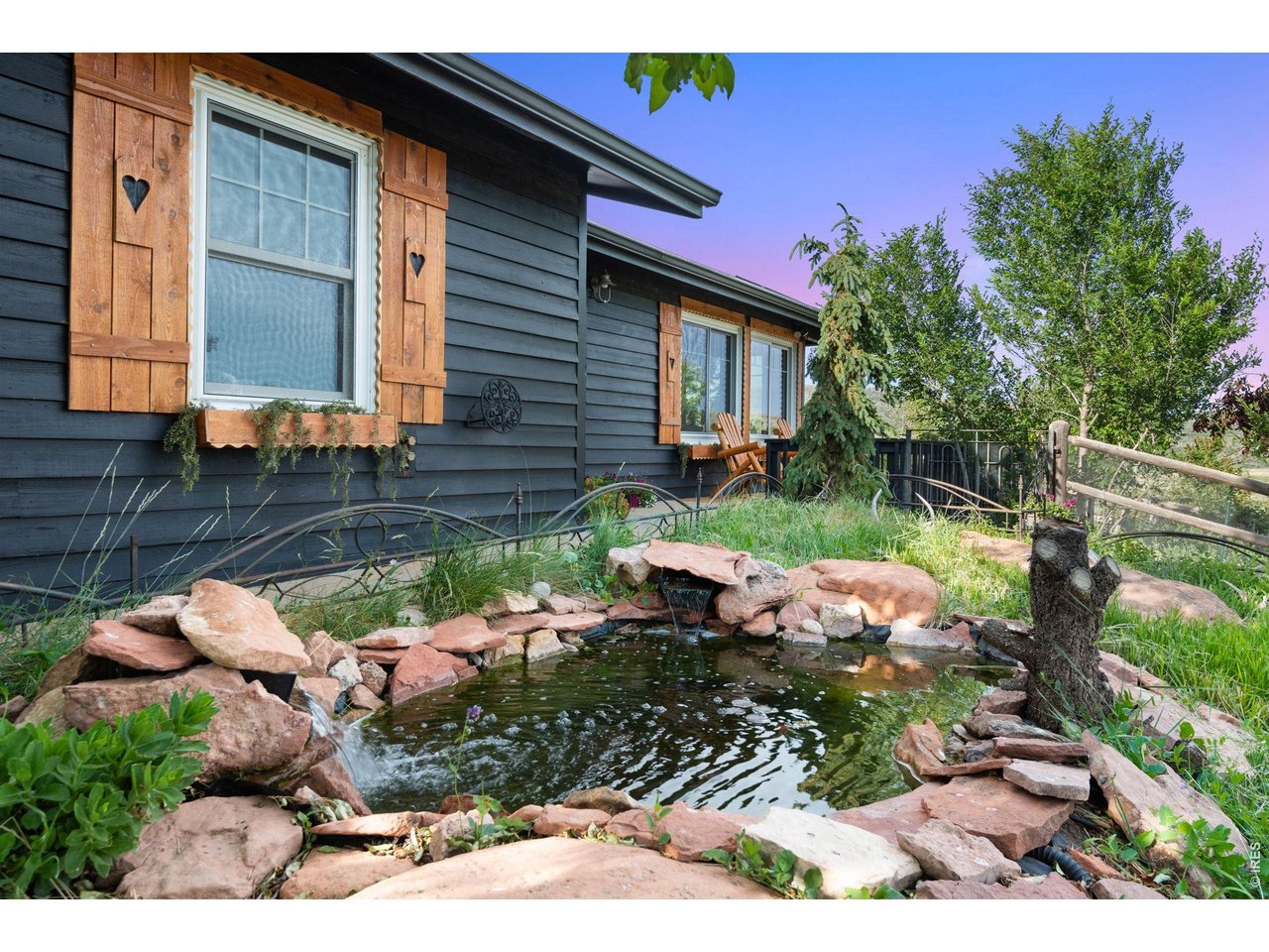 69 Juniper Ridge Road Laporte, CO 80535 - Photo 6 of 50 Pond at the front entry