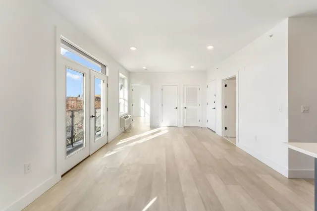 a view of an empty room