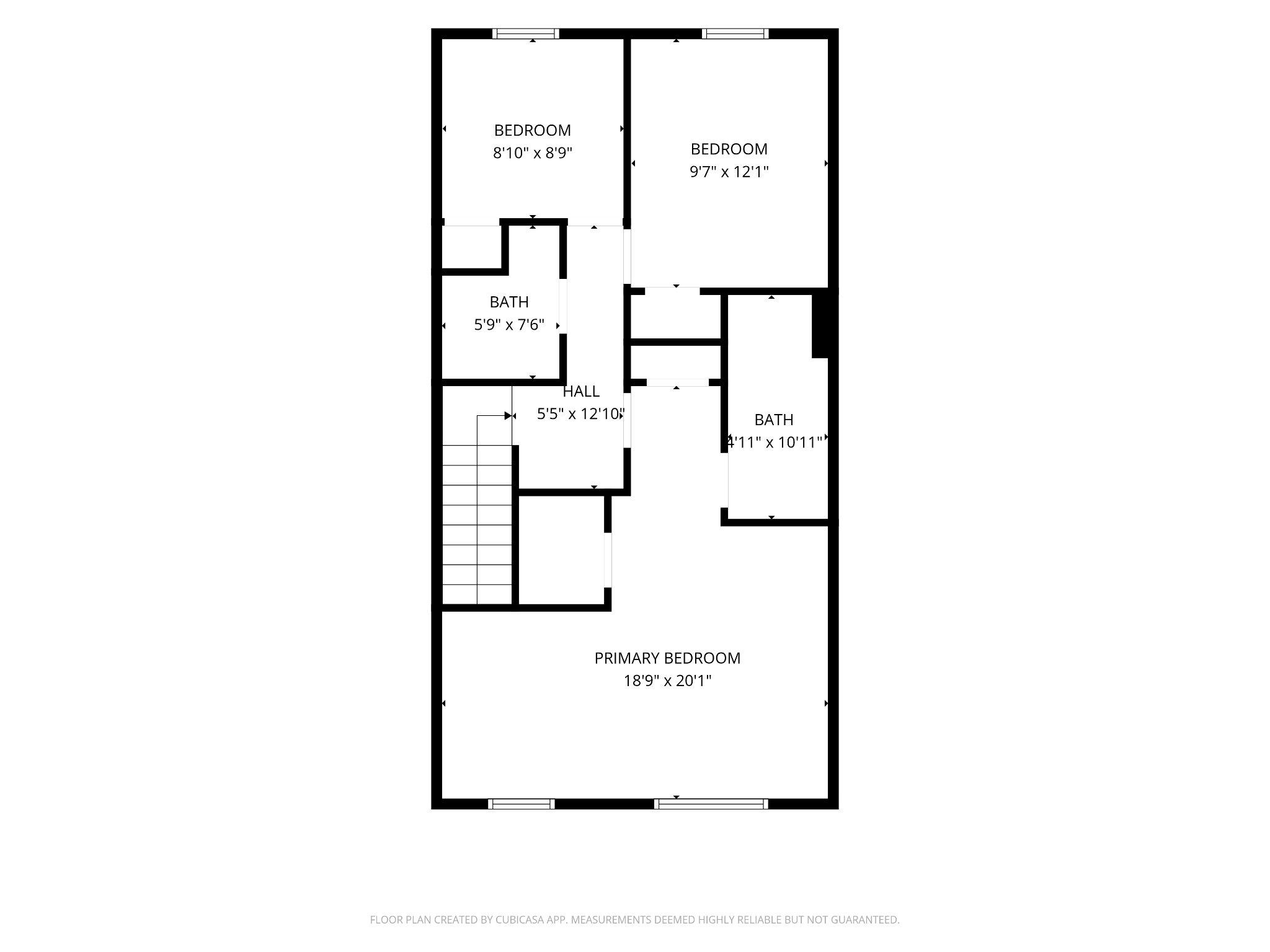 2836 Jermantown Road, Unit 47 Oakton, VA 22124 - Photo 3 of 5 Upper level layout. Check primary bedroom size!