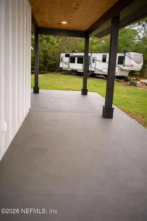 a view of swimming pool with garden