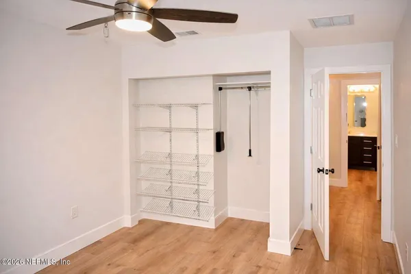 wooden floor in an empty room