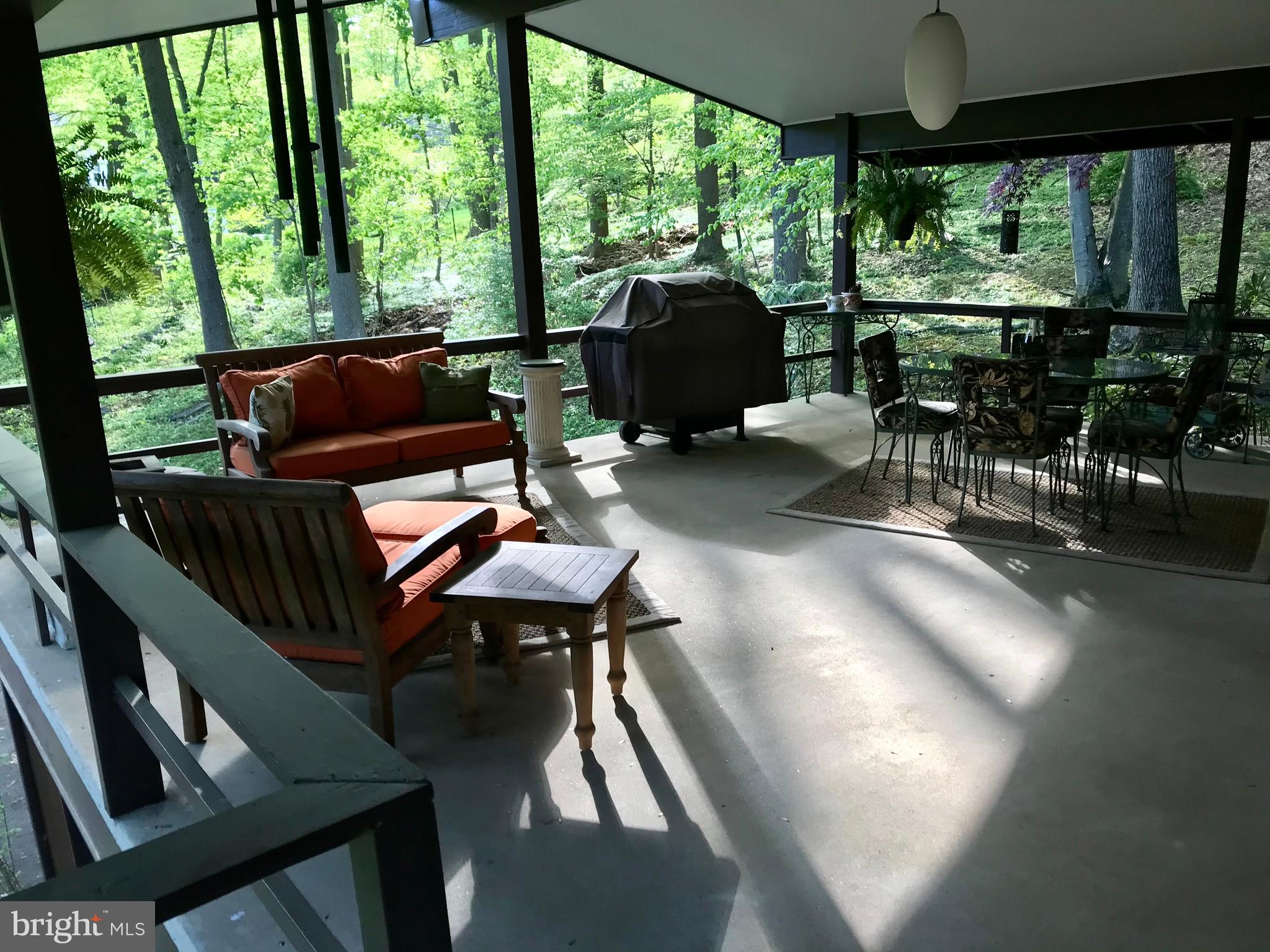 8 7 Springs Road Wayne, PA 19087 - Photo 3 of 23 Covered patio with views