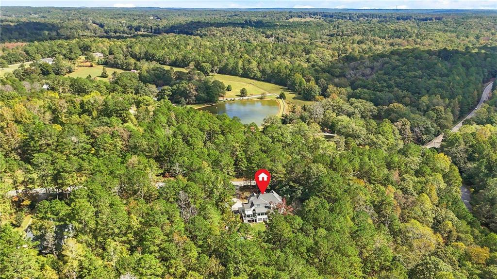 4835 Liberty Road Villa Rica, GA 30180 - Photo 67 of 69 an aerial view of residential houses with outdoor space and trees