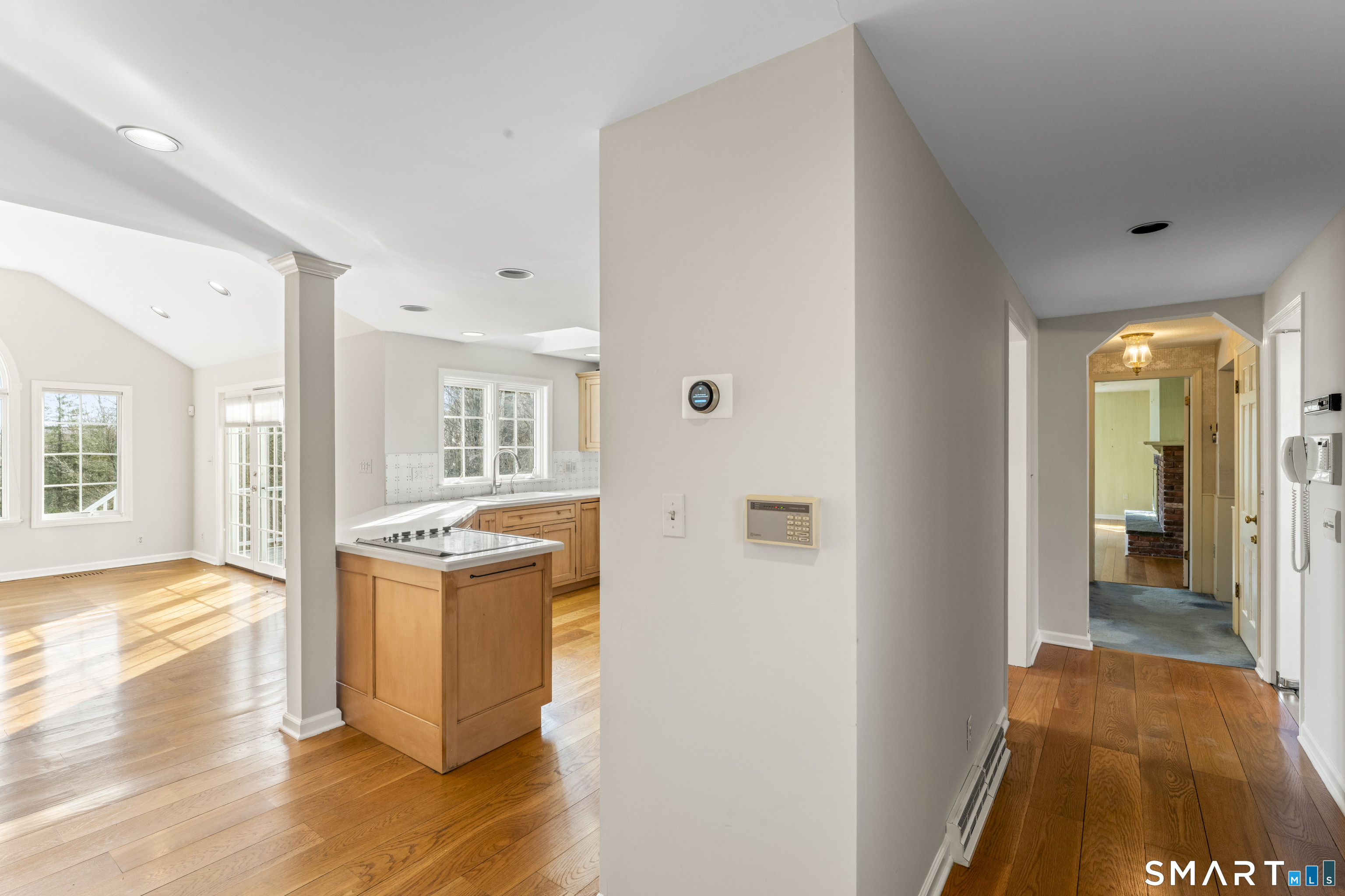 30 Currituck Road Newtown, CT 06470 - Photo 8 of 38 a view of living room with a sink and wooden floor
