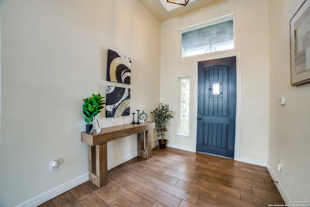 a view of a entryway