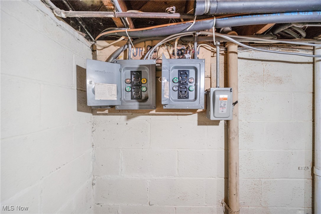 2307 Noble Road Cleveland, OH 44121 - Photo 19 of 29 Utility room featuring electric panel
