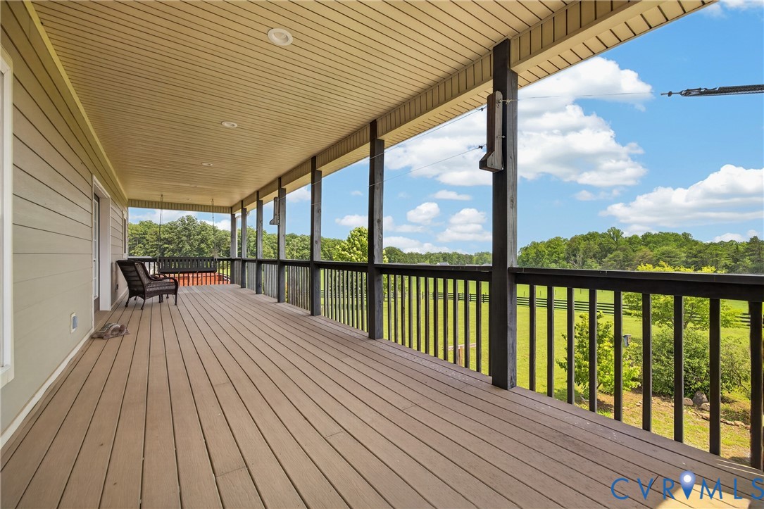 1292 Mohawk Road Long Island, VA 24569 - Photo 66 of 95 Expansive covered porch featuring wood-finish deck