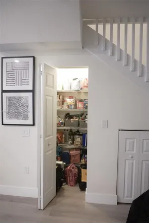 a close view of water heater room