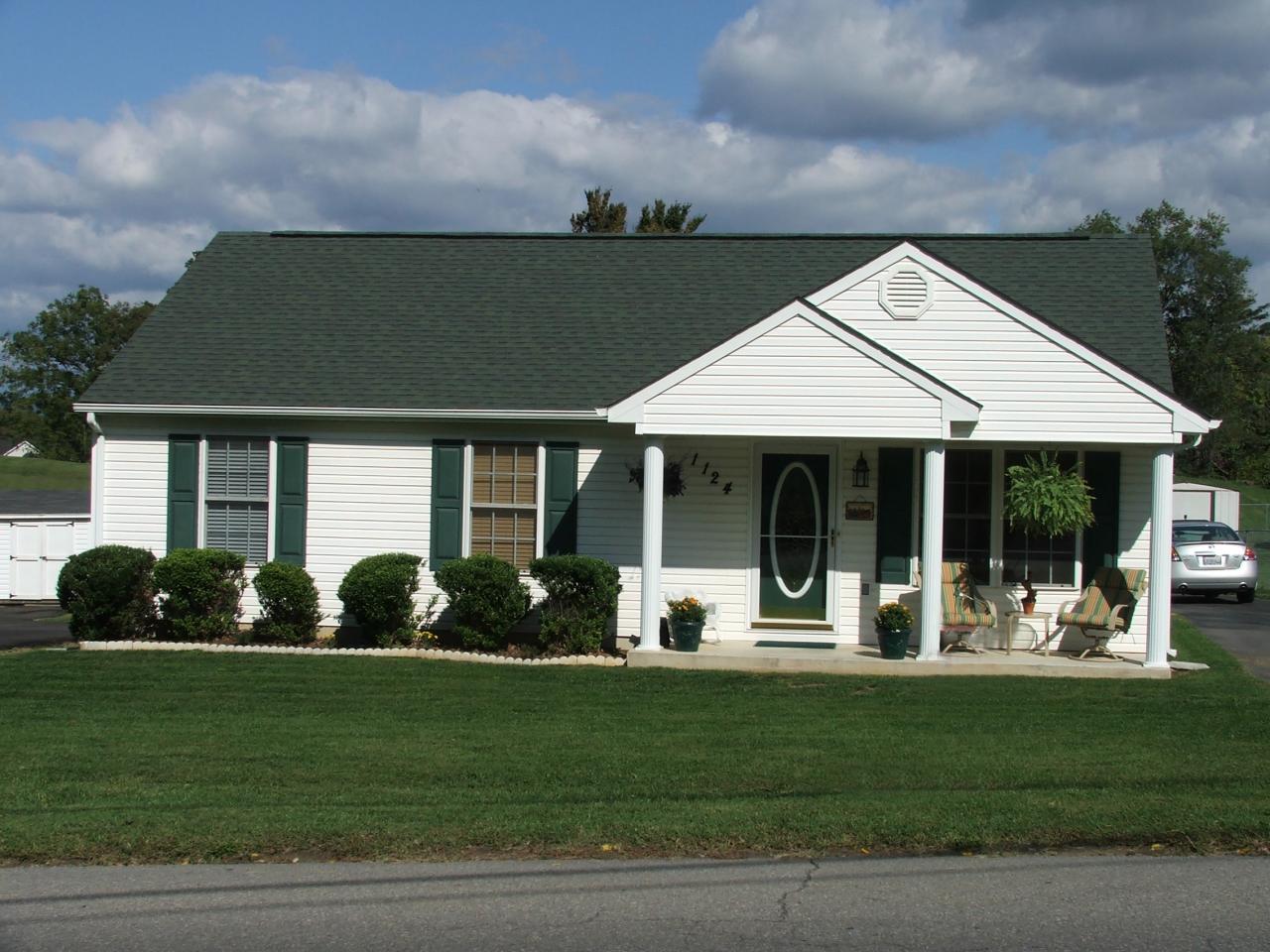 1124 Mountain View Road Vinton, VA 24179 - Photo 1 of 10 a front view of a house with a garden