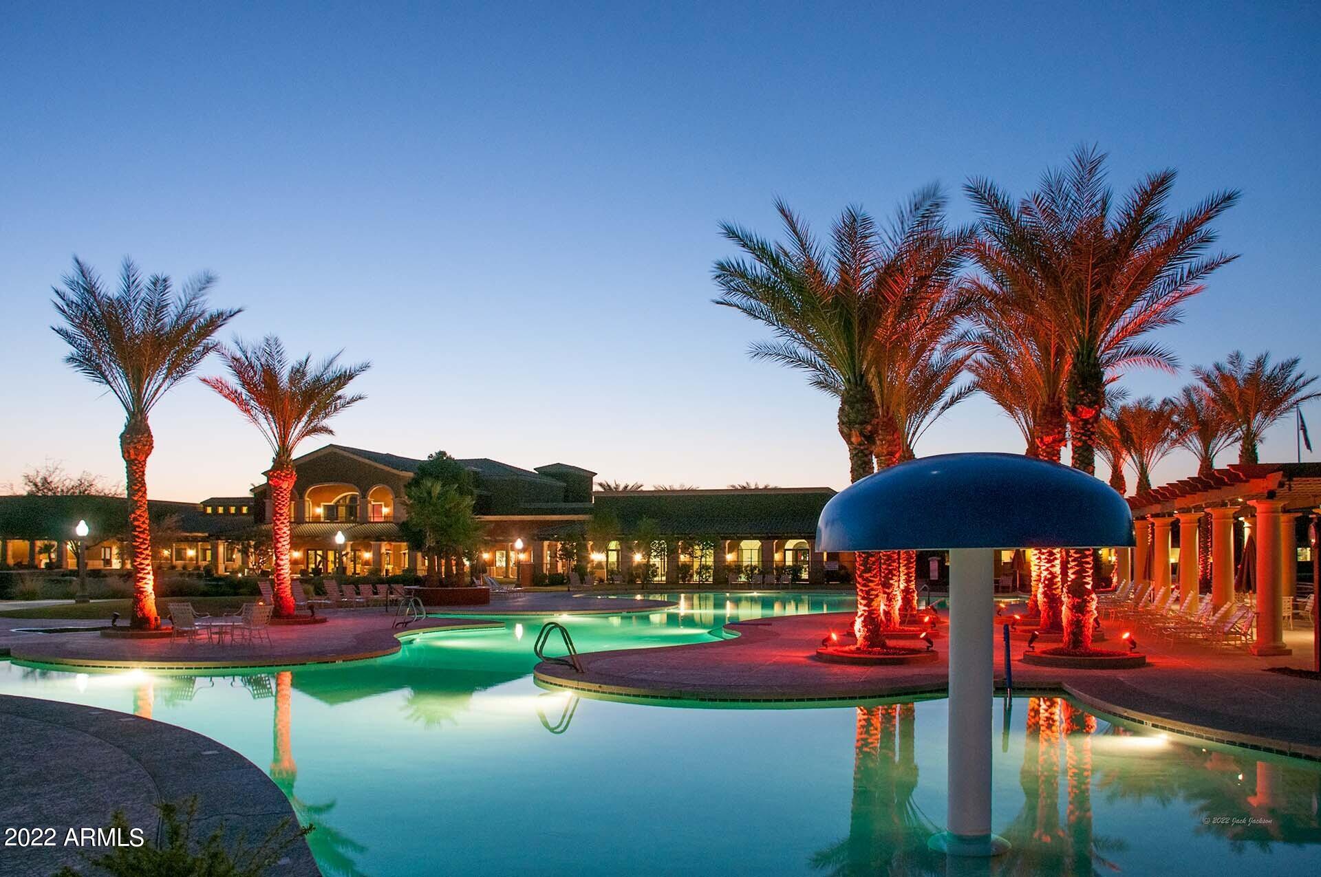 19793 North Flamingo Road Maricopa, AZ 85138 - Photo 59 of 61 Province Pool at Night