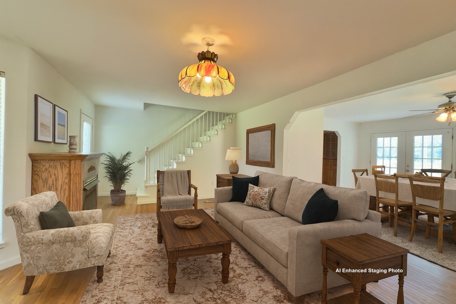 6907 Short Mountain Road Woodbury, TN 37190 - Photo 21 of 35 a living room with furniture chandelier and a table