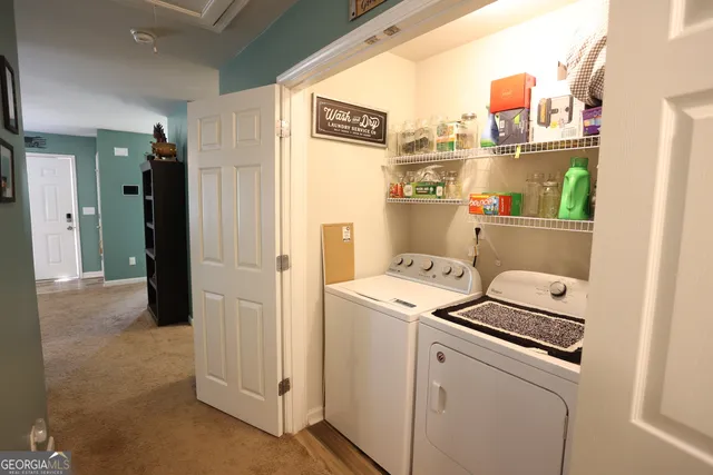 a view of washer and dryer